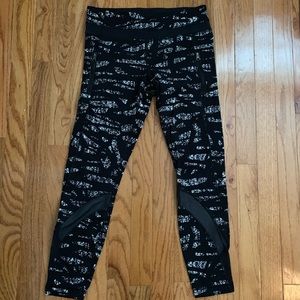 Lululemon Inspire Tight II Mesh with Zippers